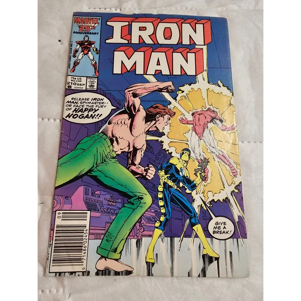 Marvel Iron Man Comic Book #210 September 1986 Vintage‎ Collectible